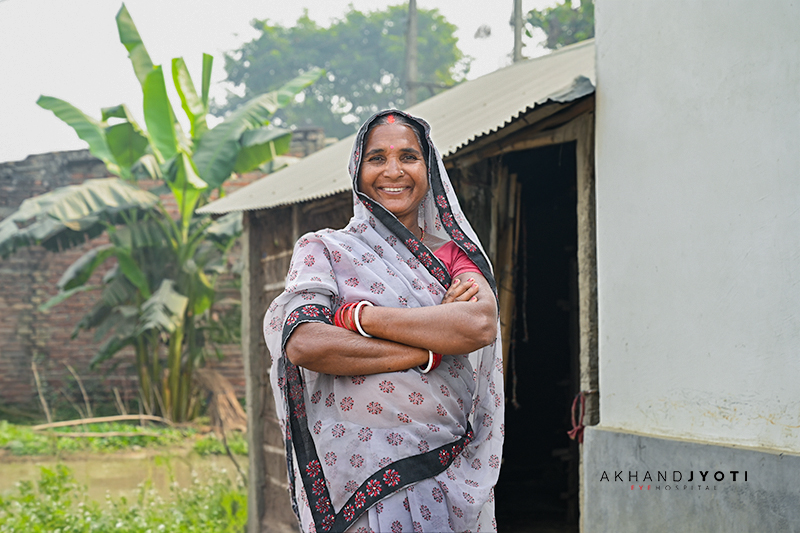 When Strength Found Its Way Back Through Sight Meera Devi standing with confidence