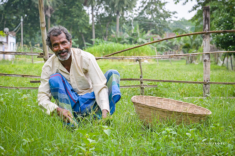 The Soil Still Remembered His Hands Shyamjee working in his field