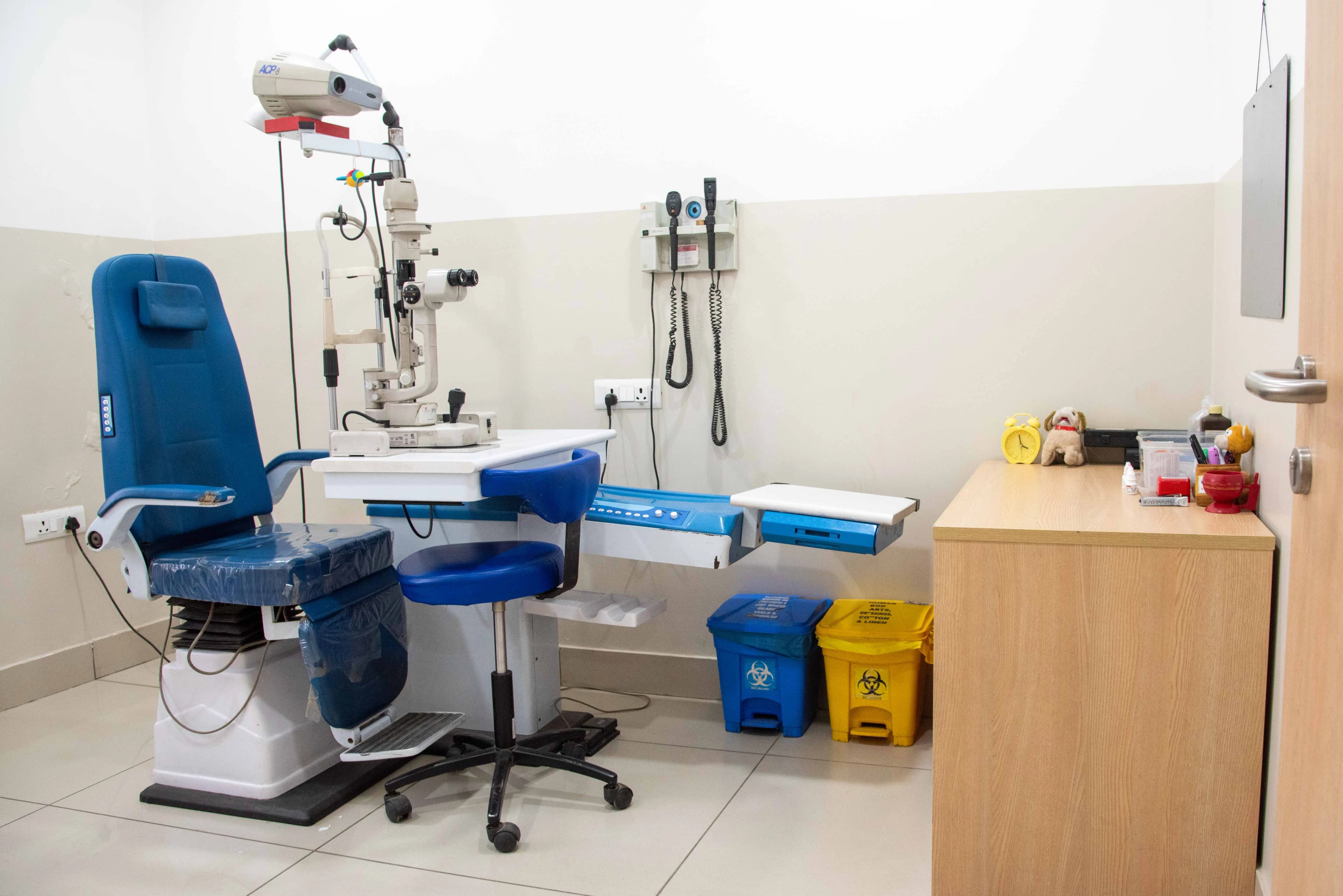 Superspecialty clinics like Retina, Glaucoma, Cornea, Paediatric Ophthalmology