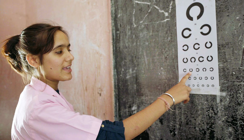 Empower a girl to be an optometrist