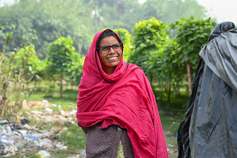 Manajri Khatoon working