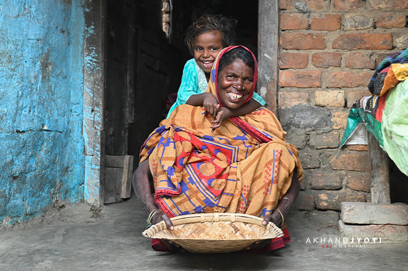 Beginning Again At 55 Semiya Devi working happily